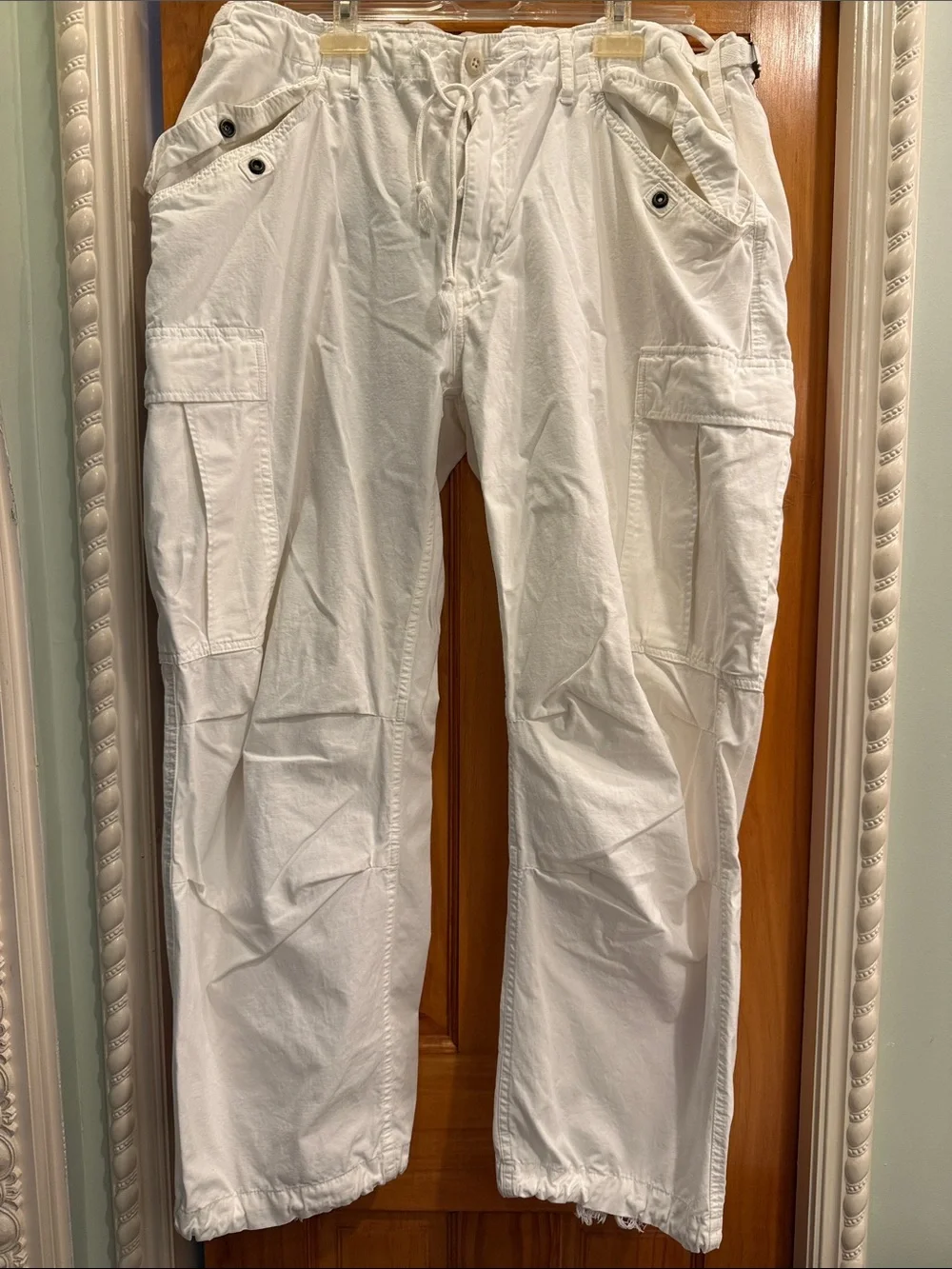 Polo by Ralph Lauren White Cargo Utility Pants